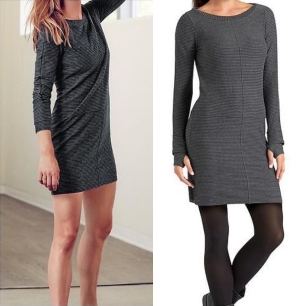 ATHLETA Carmella Long Sleeve Mini Dress S